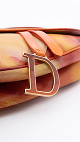 Dior Leather Saddle Bag