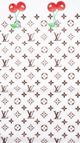 Louis Vuitton X Takashi Murakami Monogram Cherry Scarf