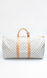 Louis Vuitton Damier Azur Keepall 50