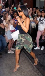 Vintage Camouflage Cargo Shorts