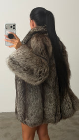 Vintage Fox Fur Coat