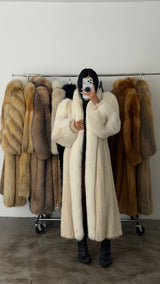 Vintage Fox & Mink Fur Coat