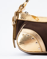 Dolce & Gabbana Snakeskin Shoulder Bag