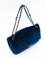 Chanel Velvet XXL Airline Classic Flap Bag