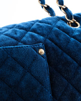 Chanel Velvet XXL Airline Classic Flap Bag