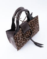 Dolce & Gabbana Leopard Print Pony Hair Bag