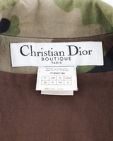 Dior Camo Cropped Bomber Jacket