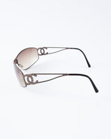 Chanel CC Rhinestone Sunglasses