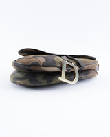 Dior Camo Saddle Bag