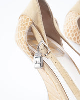 Dior Crocodile Embossed Heels - EU 39