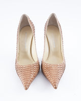 Gianmarco Lorenzi Python Leather Heels - EU 38