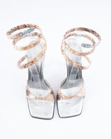 Roberto Cavalli Python Spiral Heels - EU 36