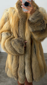 Vintage Fox Fur Coat