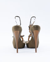 Vicini Giuseppe Zanotti Lizard Heels - EU 36