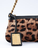 Dolce & Gabbana Leopard Print Mini Shoulder Bag