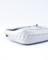 Chanel Lambskin Leather Embossed Symbols Classic Flap Bag
