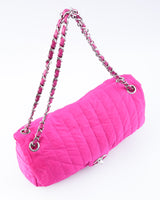 Chanel Soft Shell Quilted Nylon Flap Bag