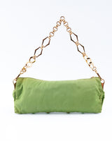 Prada Tessuto Pietre Embellished Shoulder Bag