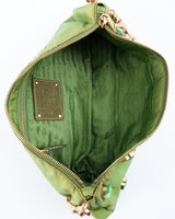 Prada Tessuto Pietre Embellished Shoulder Bag