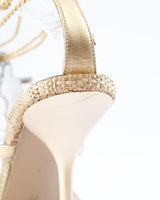 Le Silla Crystal-Embellished Anchor Heels - EU 38
