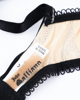 John Galliano Newspaper Bra & Thong Set