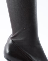 Dior Leather Knee High Logo Boots - EU 37