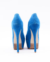 Gianmarco Lorenzi Suede Heels - EU 38