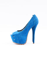 Gianmarco Lorenzi Suede Heels - EU 38