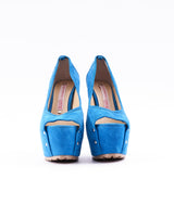 Gianmarco Lorenzi Suede Heels - EU 38
