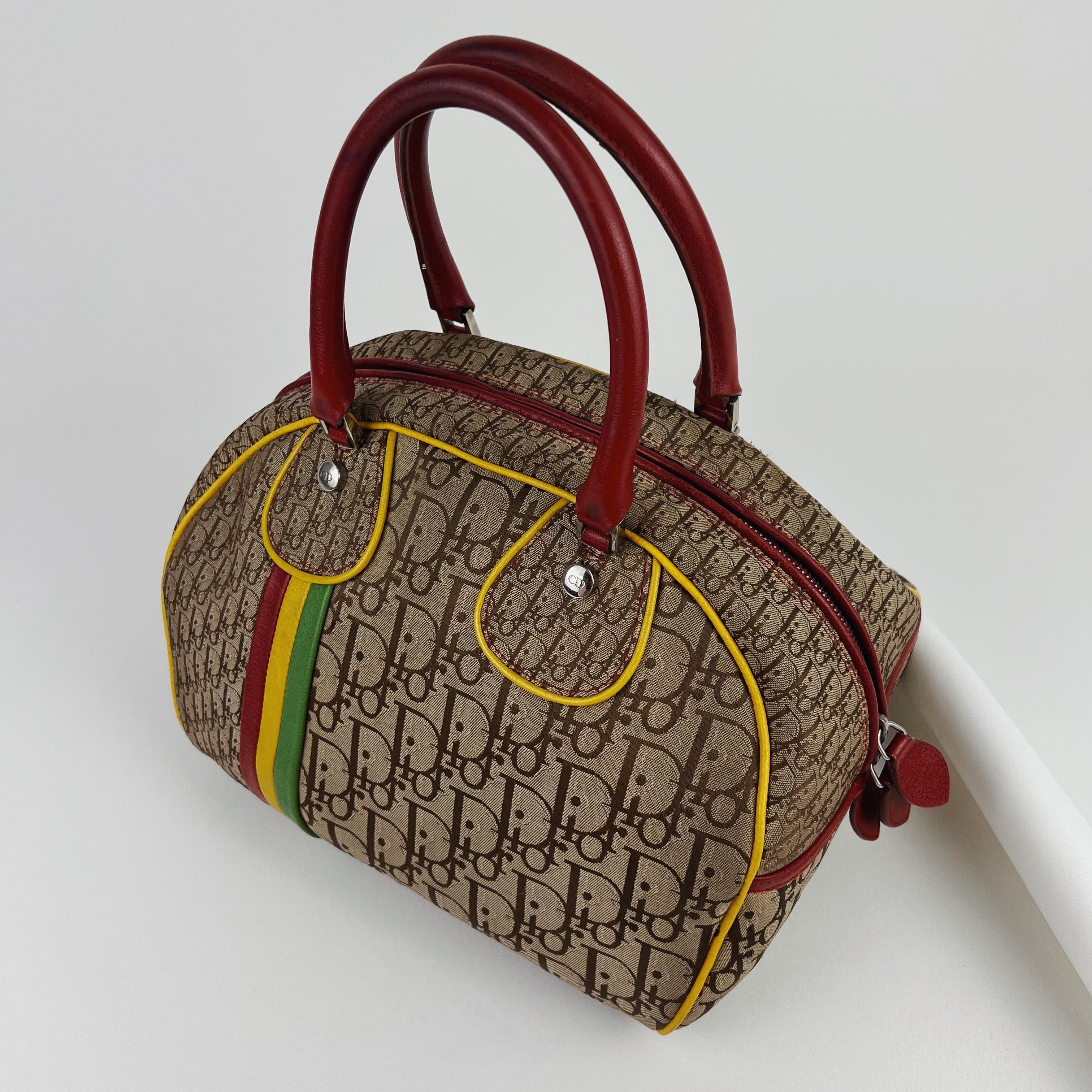 Dior Rasta Bowling Bag Jean Vintage