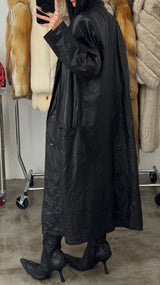 Leather Trench Coat