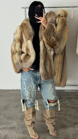 Vintage Fox Fur Coat