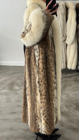 Vintage Lynx Fox Fur Coat