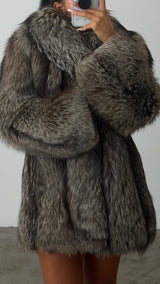 Vintage Fox Fur Coat