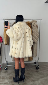 Vintage Arctic Fox Fur Coat