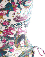 Dior Gitane Tattoo Print Swimsuit