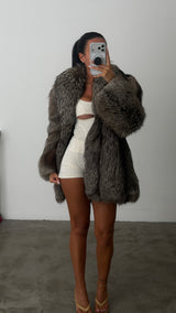 Vintage Fox Fur Coat