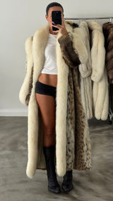 Vintage Lynx Fox Fur Coat
