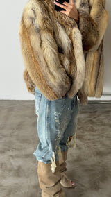 Vintage Fox Fur Coat