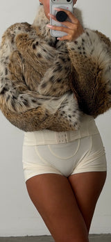 Vintage Lynx Fur Jacket