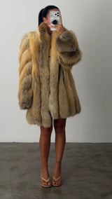 Vintage Fox Fur Coat