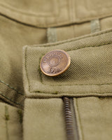 Dior Logo Plate Khaki Green Trousers