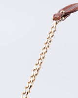 Dolce & Gabbana Leather Snakeskin Shoulder Bag