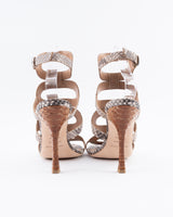 Sergio Rossi Snakeskin Heels - EU 39.5