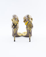 Gucci Ursula Horsebit Python Heels - EU 39.5