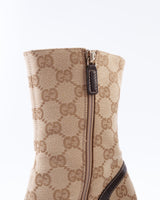 Gucci Monogram Ankle Boots - EU 37
