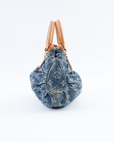 Louis Vuitton Monogram Denim Mini Pleaty Bag