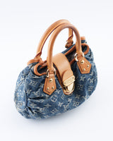 Louis Vuitton Monogram Denim Mini Pleaty Bag
