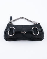 Gucci Monogram Horsebit Micro Pouch Bag