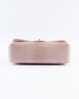 Chanel Python Jumbo Classic Double Flap Bag